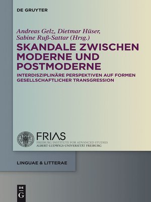 cover image of Skandale zwischen Moderne und Postmoderne